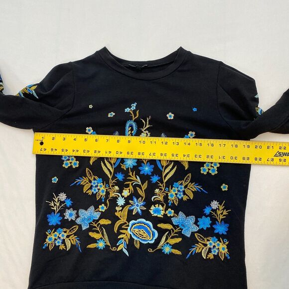 Gap & Drew Sweater Top Wool Embroidered Womens XS Brown Black Lot of 3 - Picture 16 of 16